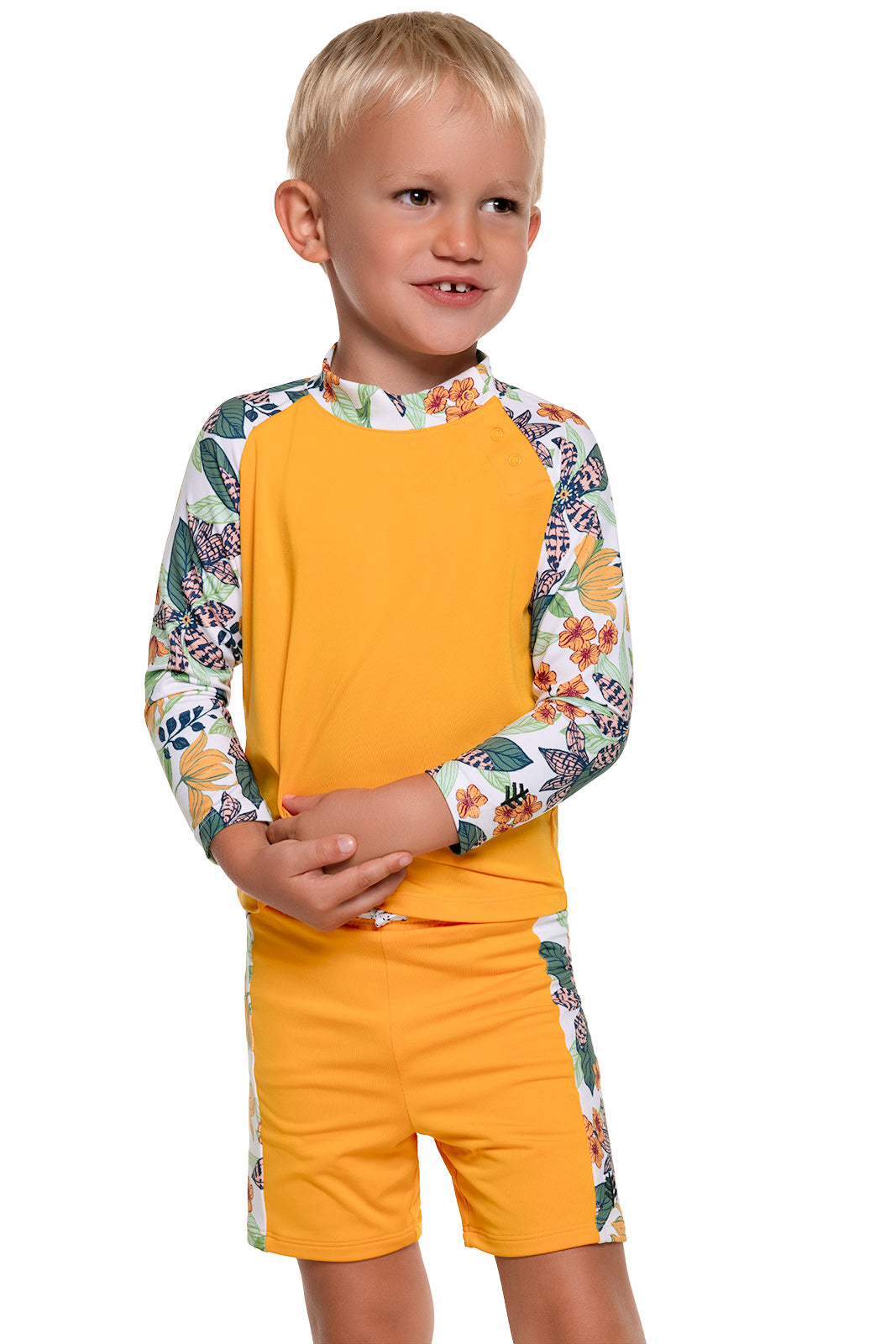 Color_Apricot Crush Colorblock