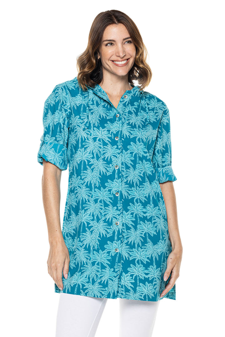 Color_Tahitian Teal Swaying Palms