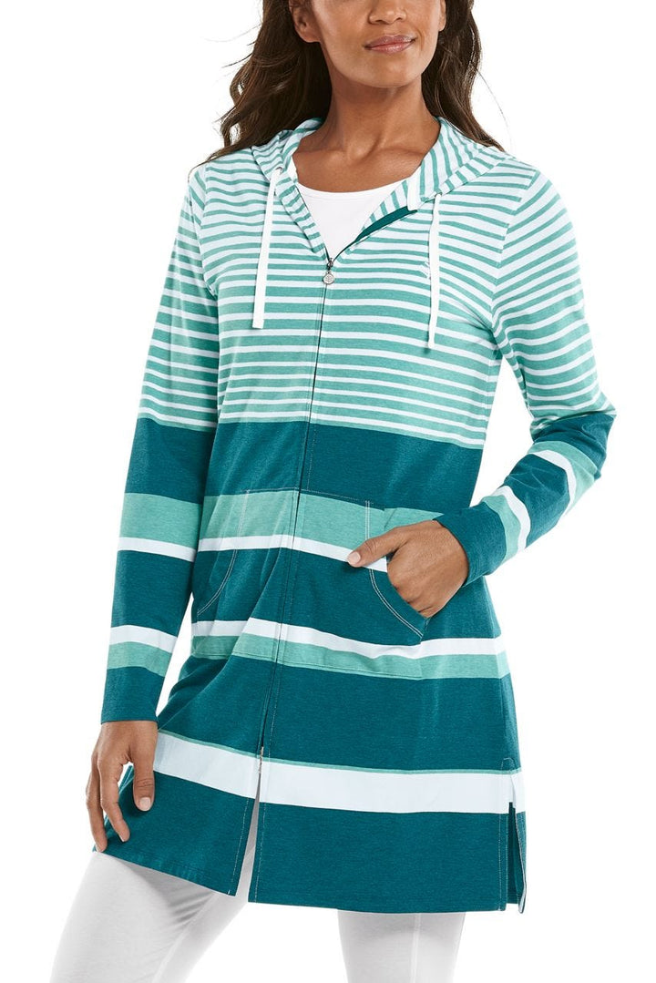 Color_Teal Variegated Stripe