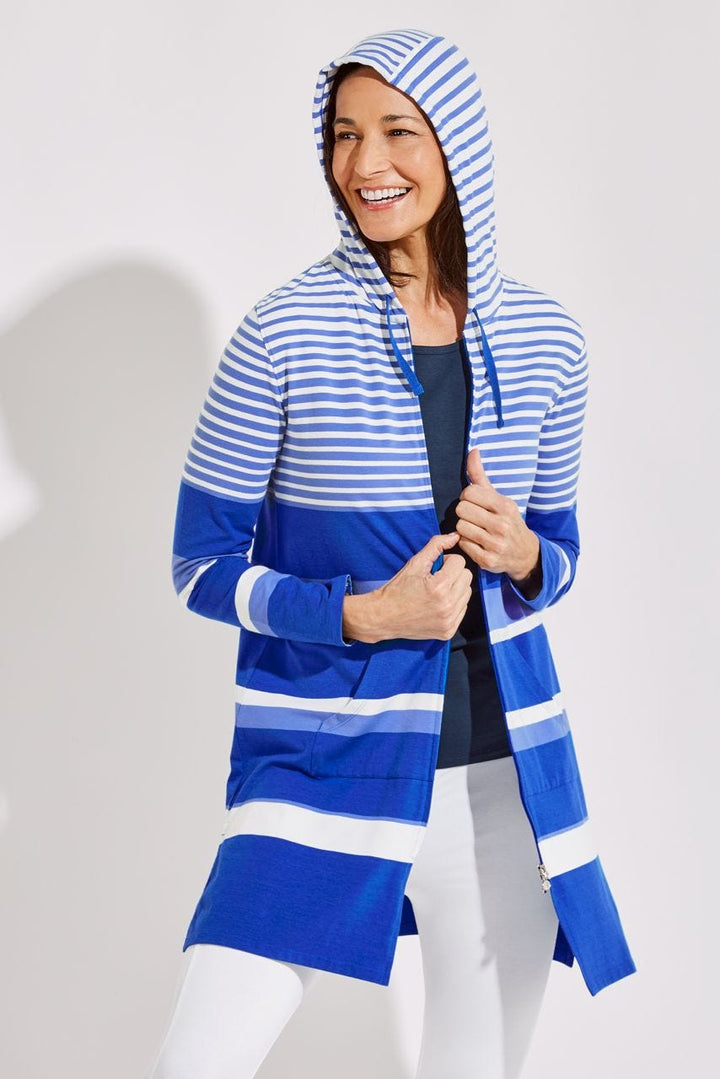 Color_Aura Blue Variegated Stripe