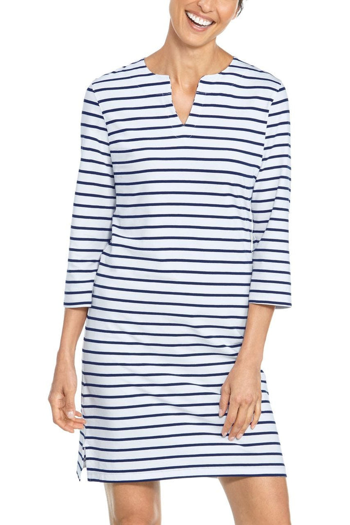 Color_White/Navy Stripe