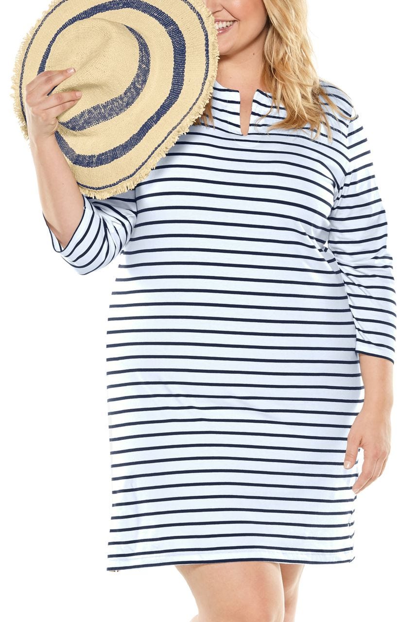 Color_White/Navy Stripe