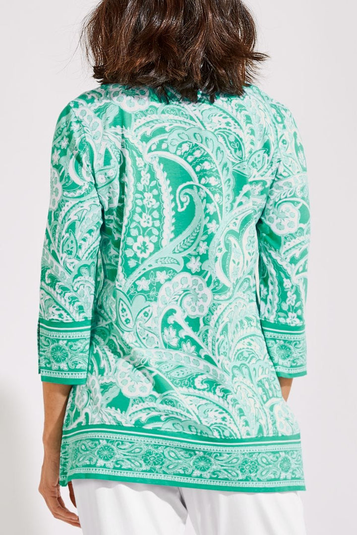 Color_Emerald Mint Summertime Paisley