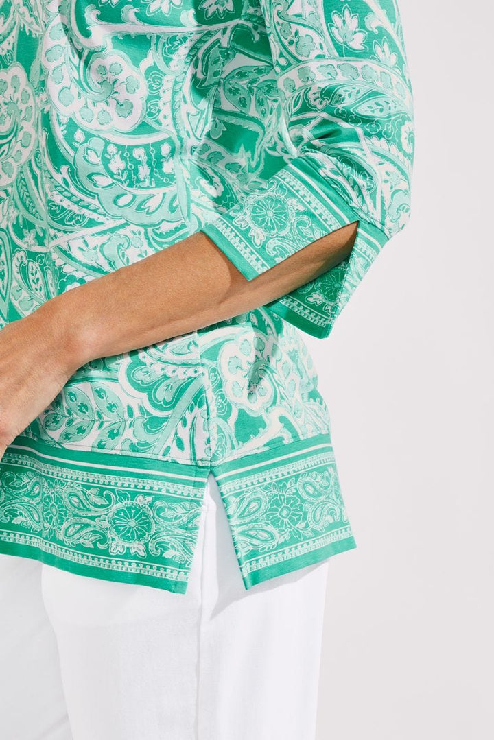Color_Emerald Mint Summertime Paisley