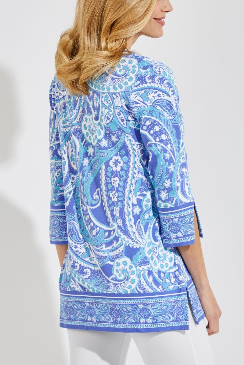 Color_Aura Blue Summertime Paisley