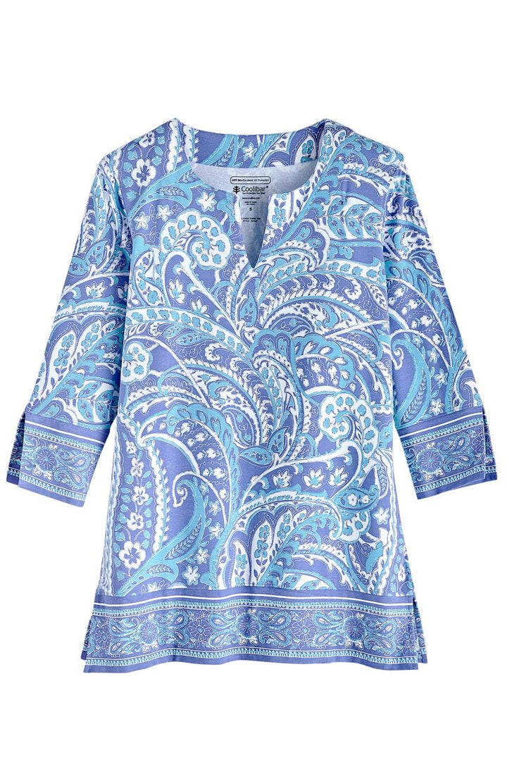 Color_Aura Blue Summertime Paisley