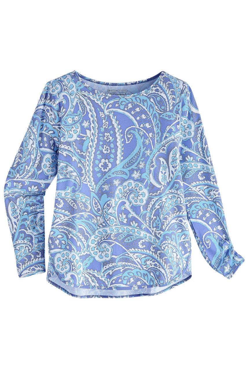 Color_Aura Blue Summertime Paisley