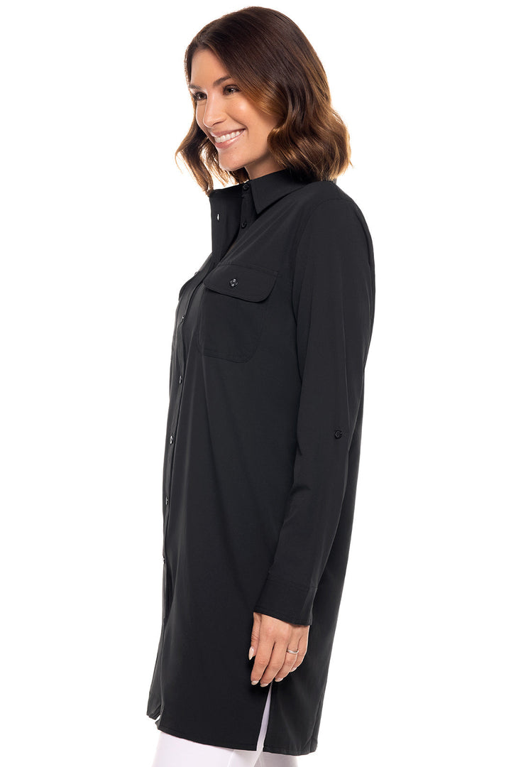 Women's Santorini Tunic Shirt  |  Black