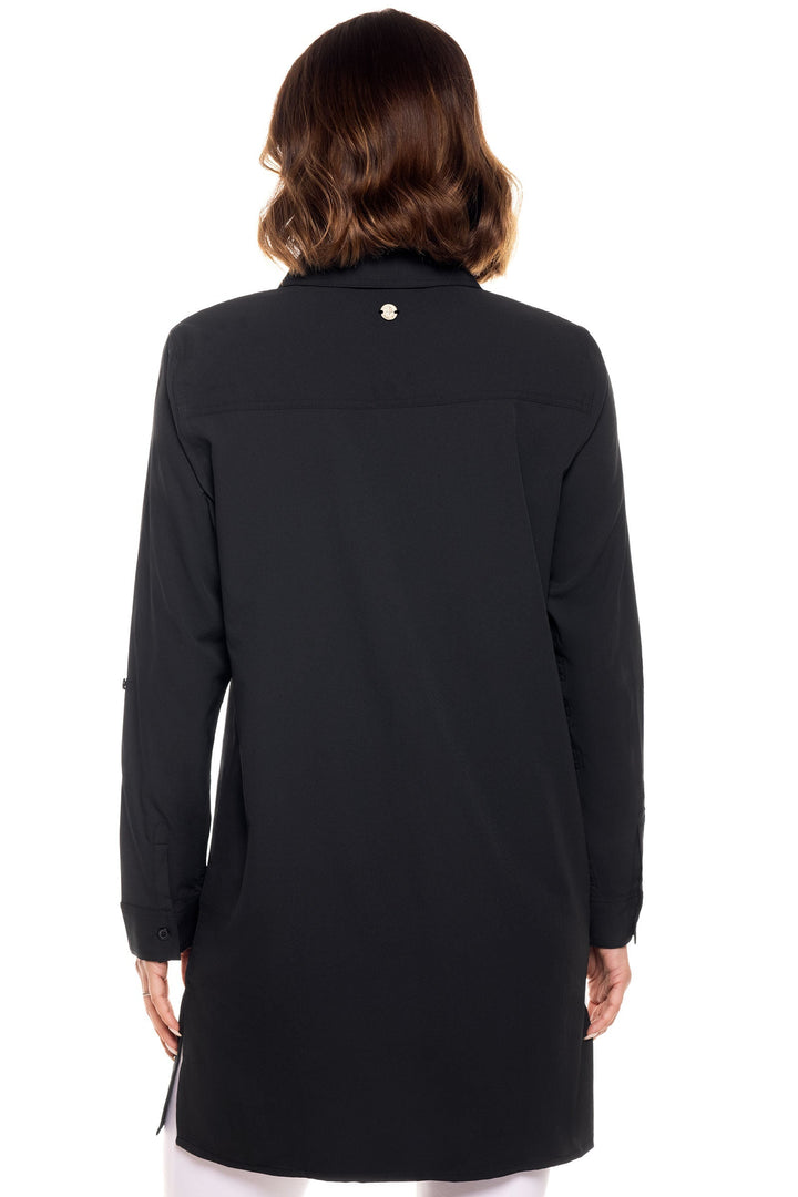 Women's Santorini Tunic Shirt  |  Black