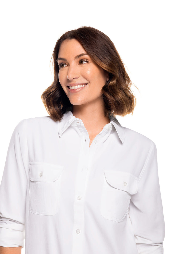 Women's Santorini Tunic Shirt  |  White