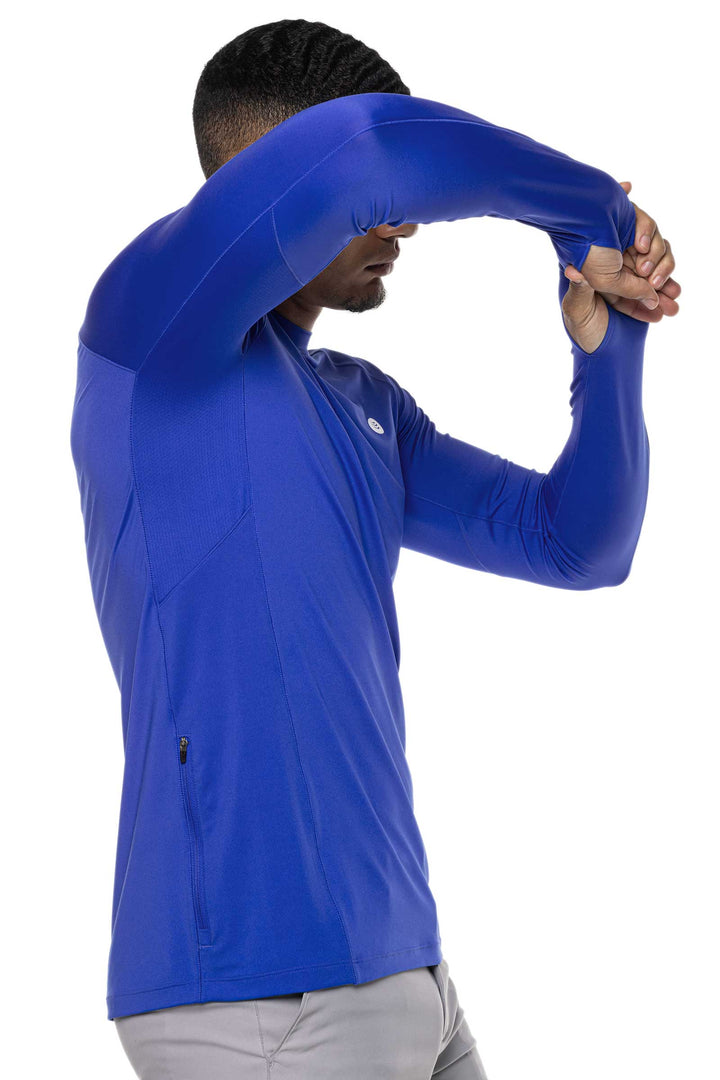Men's Agility Long Sleeve Performance T-Shirt  |  Baja Blue