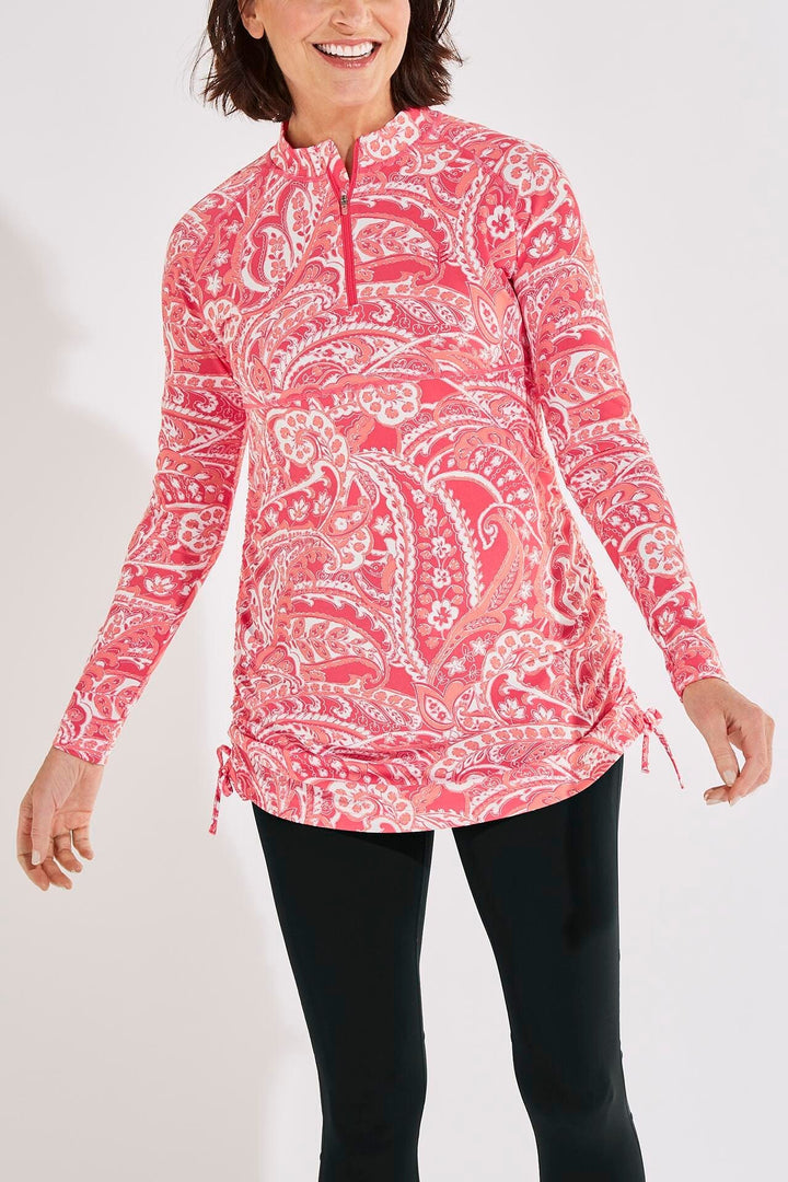 Color_Radiant Coral Summertime Paisley
