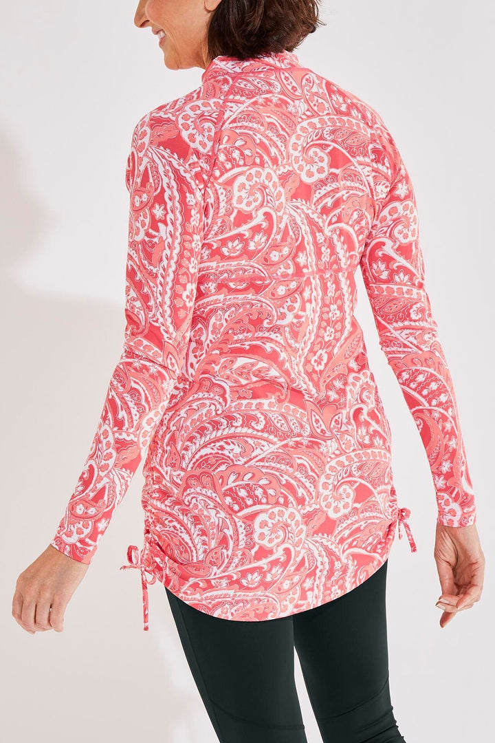 Color_Radiant Coral Summertime Paisley