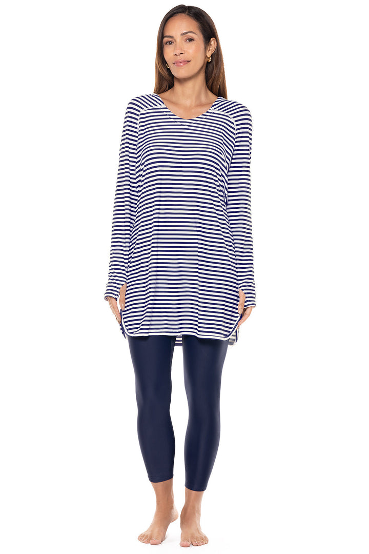 Color_White/Navy Stripe