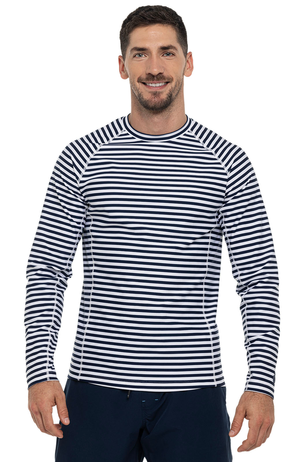 Color_White/Navy Stripe