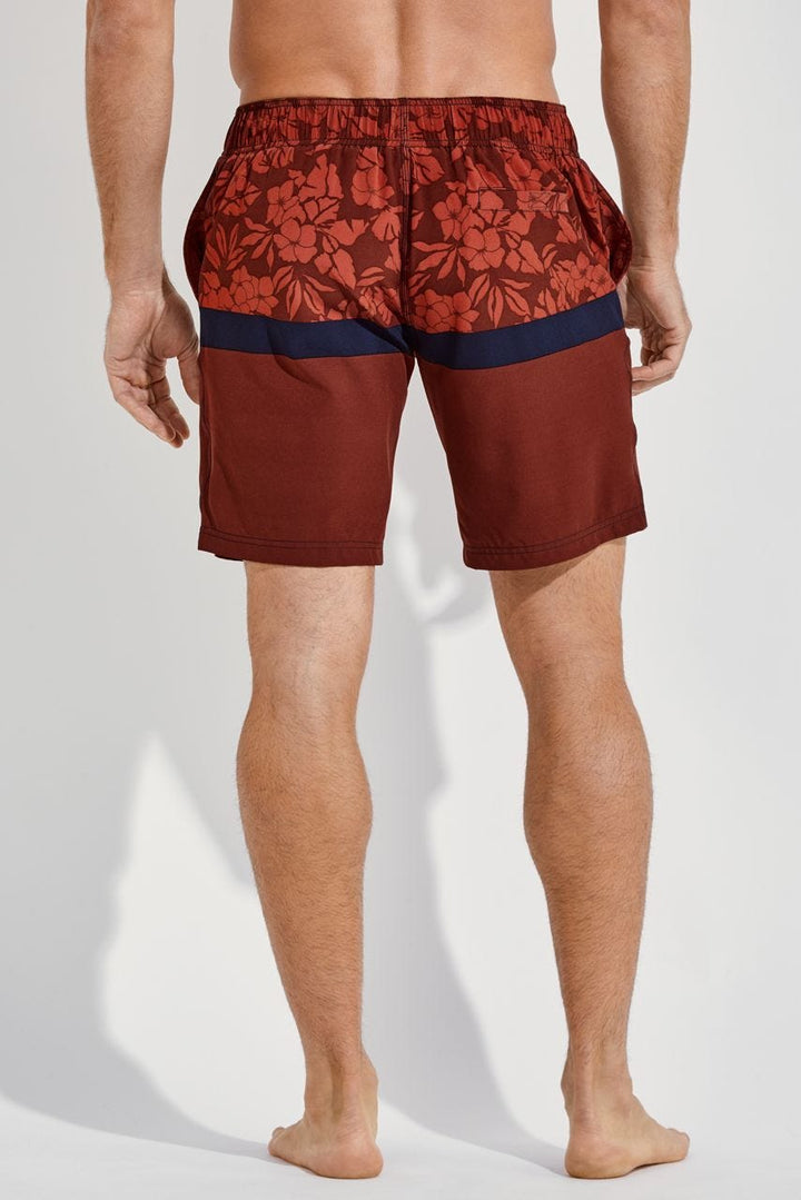 Color_Terracotta Vintage Tropical Stripe