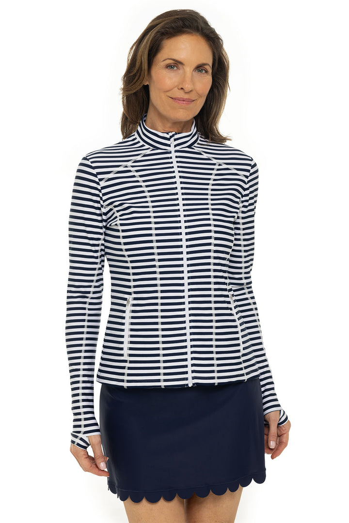Color_White/Navy Stripe