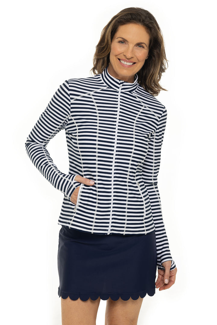Color_White/Navy Stripe