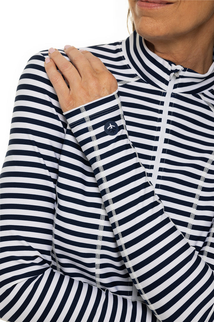 Color_White/Navy Stripe
