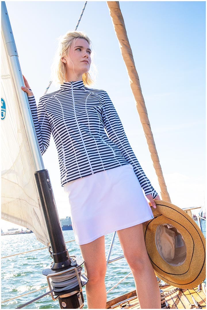 Color_White/Navy Stripe