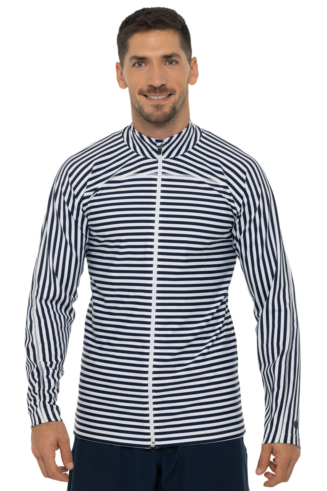Color_White/Navy Stripe