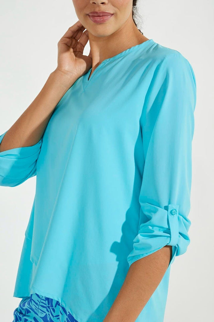 Women's Santa Barbara Tunic Top  |  Bay Aqua