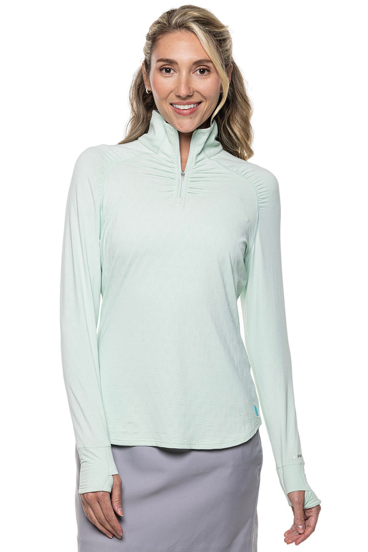 Color_Misty Aqua Diamond Jacquard