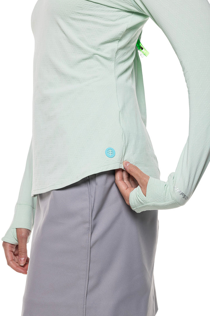 Color_Misty Aqua Diamond Jacquard