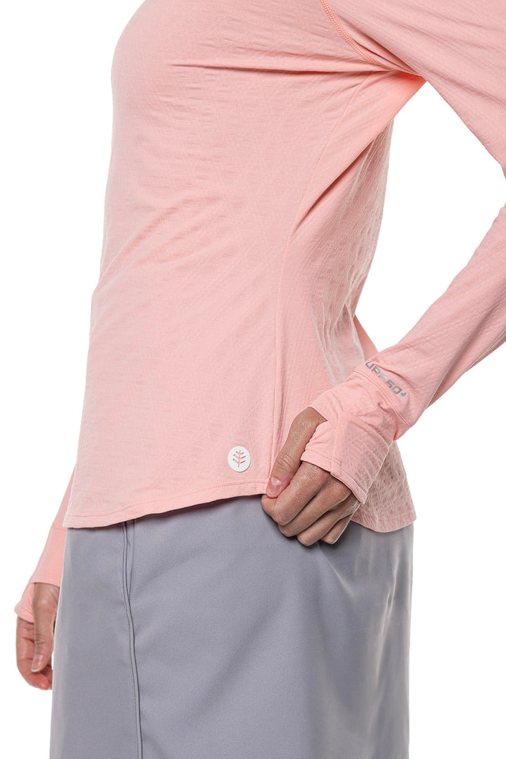 Color_Peachy Pink Diamond Jacquard