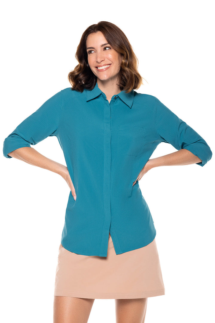 Color_Tahitian Teal Shadow Stripe