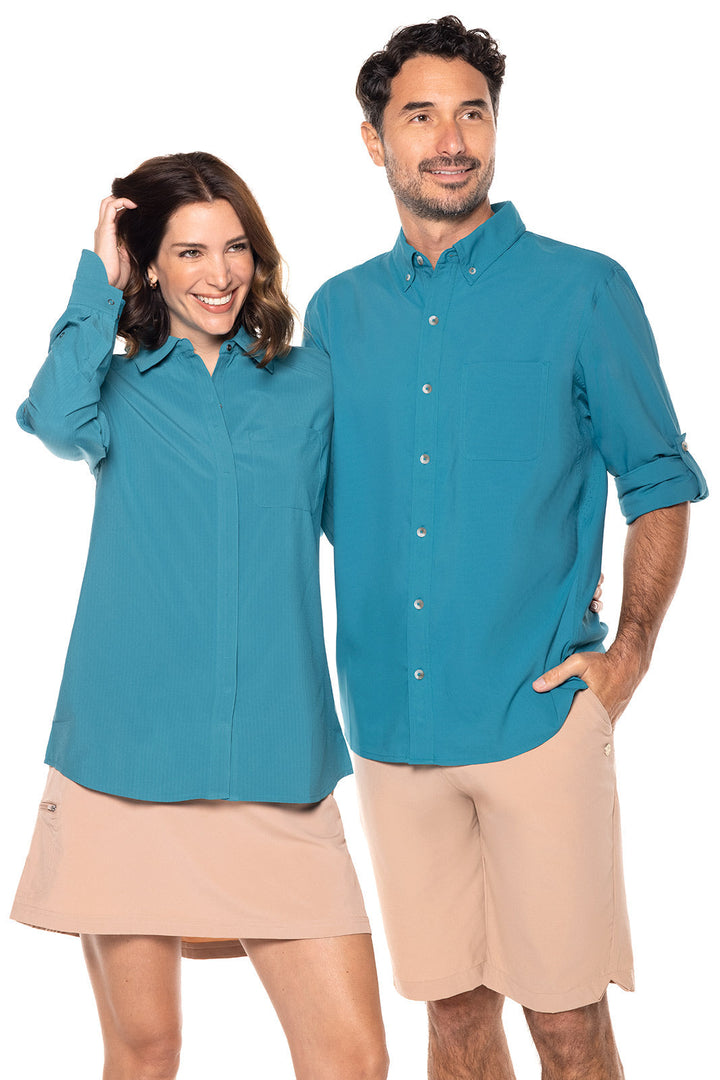 Color_Tahitian Teal Shadow Stripe