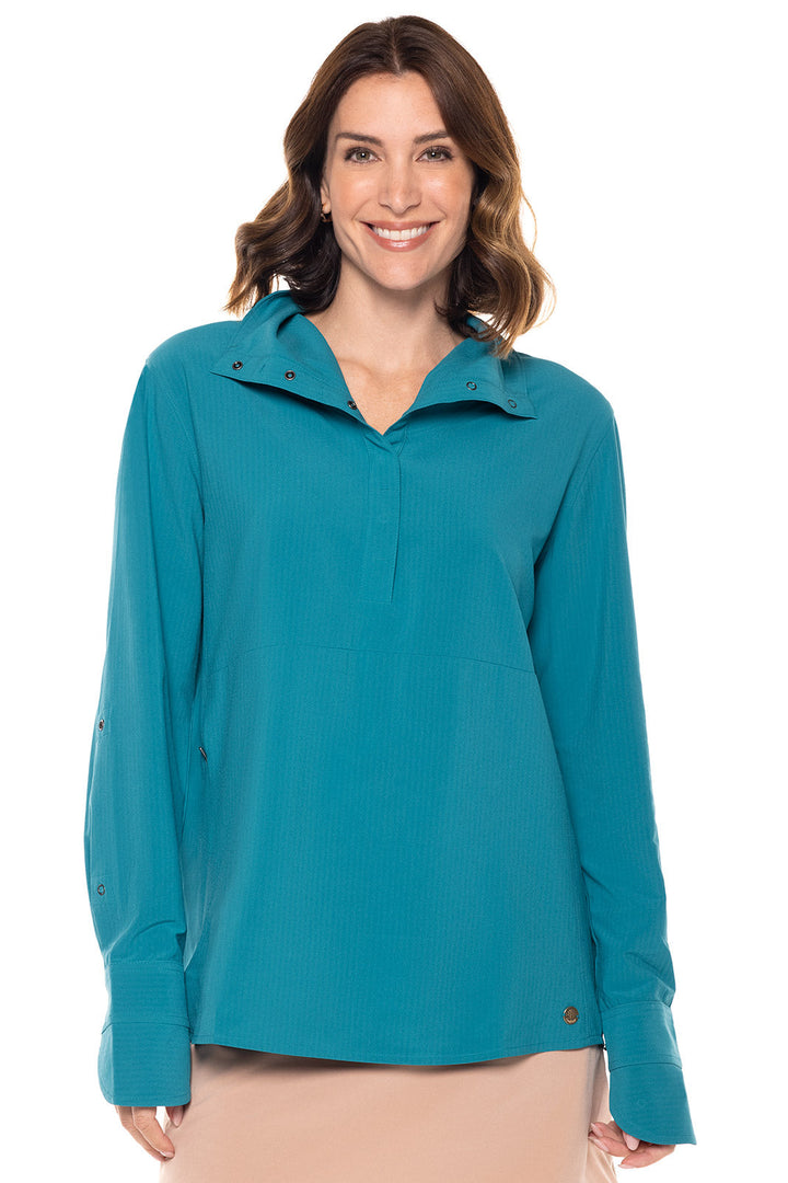 Color_Tahitian Teal Shadow Stripe