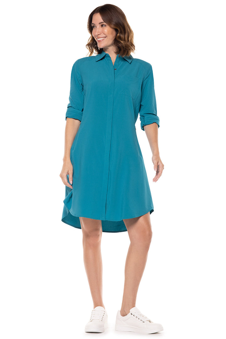 Color_Tahitian Teal Shadow Stripe