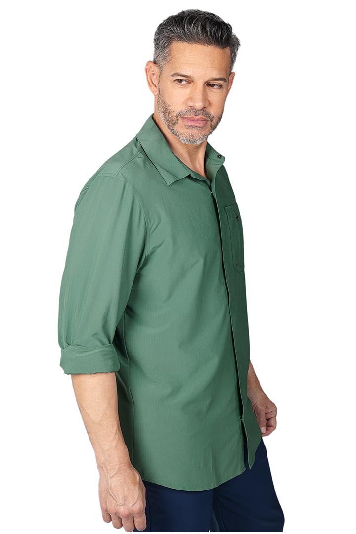 Color_Pine Green Shadow Stripe