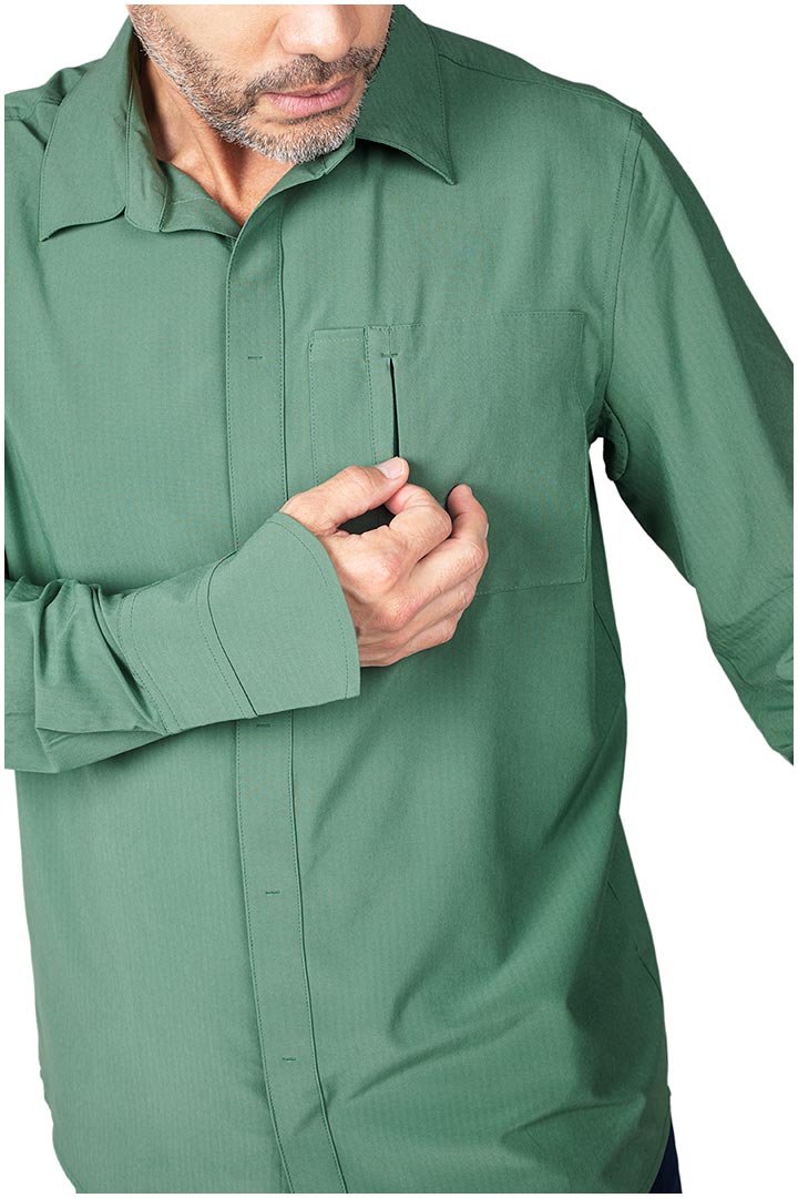 Color_Pine Green Shadow Stripe
