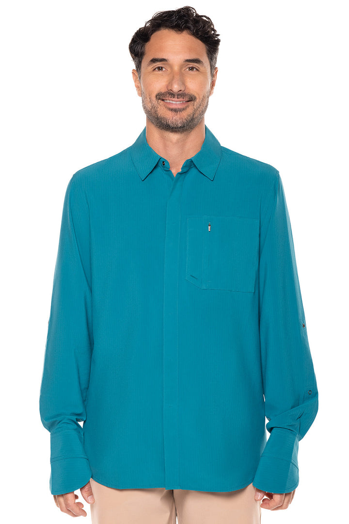 Color_Tahitian Teal Shadow Stripe