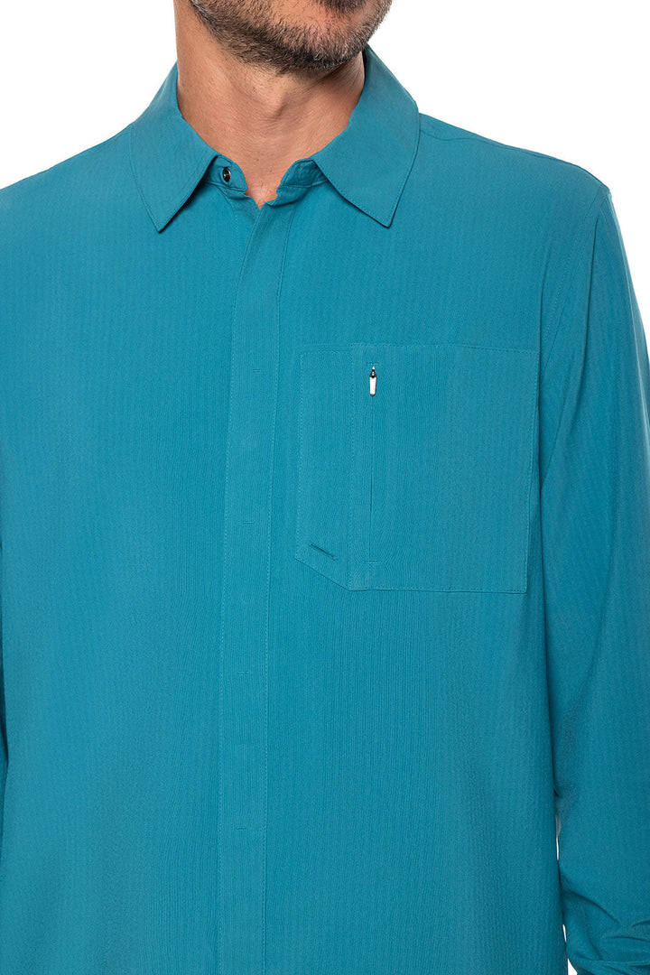 Color_Tahitian Teal Shadow Stripe