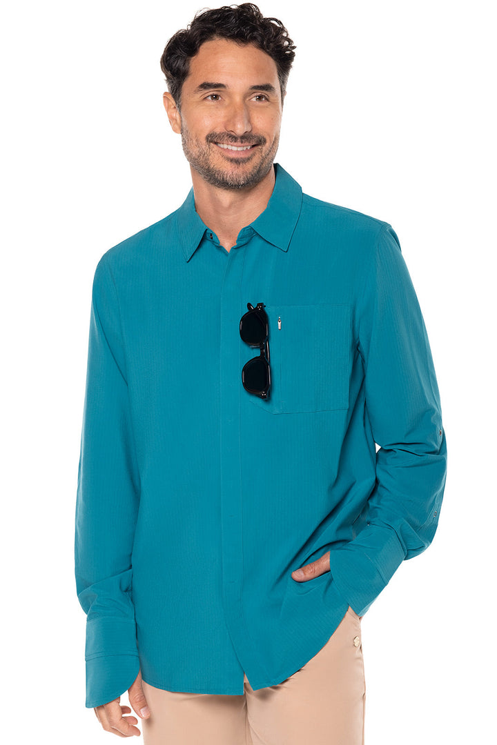Color_Tahitian Teal Shadow Stripe