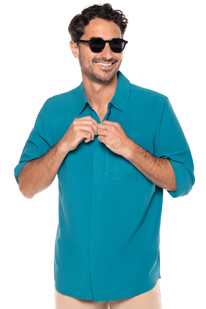 Color_Tahitian Teal Shadow Stripe