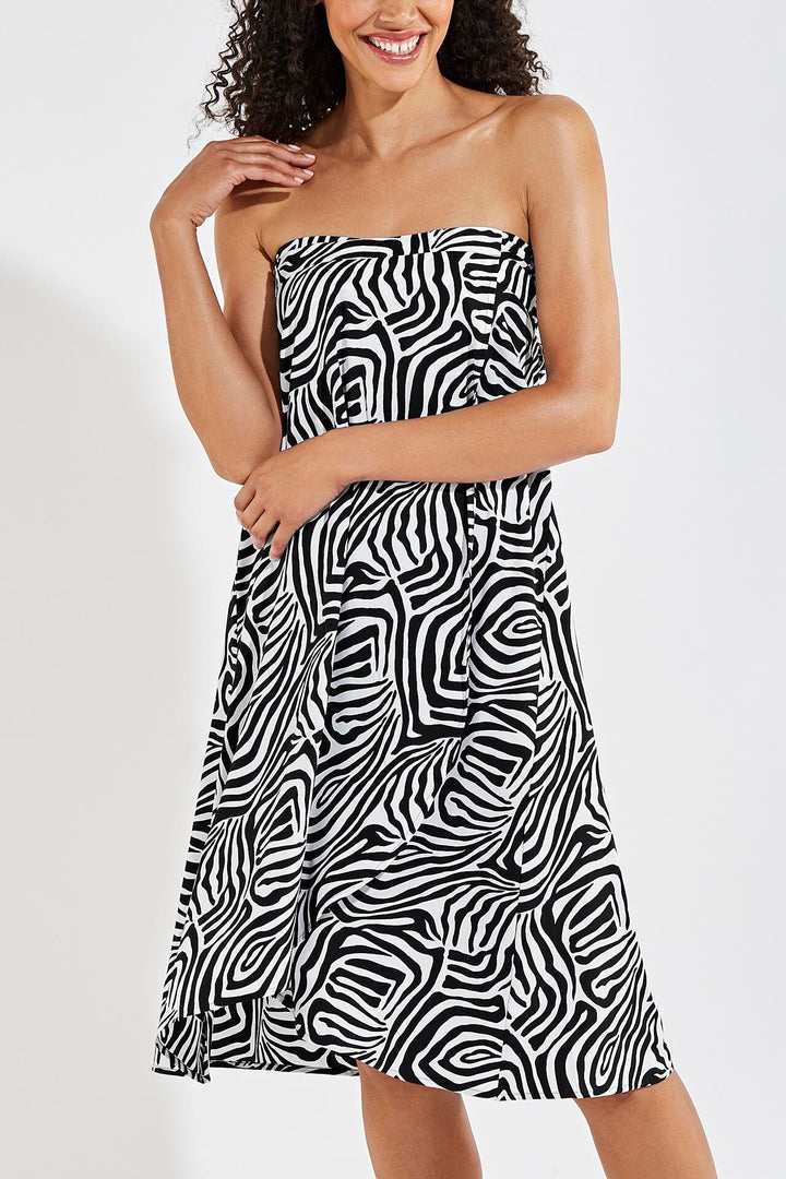 Color_Black/White Mara Abstract Print