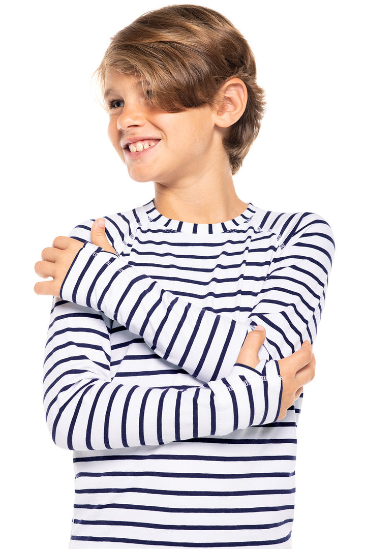 Color_White/Navy Stripe