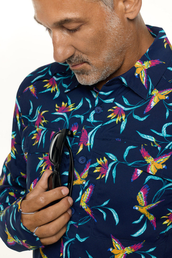 Color_Navy Birds of Paradise