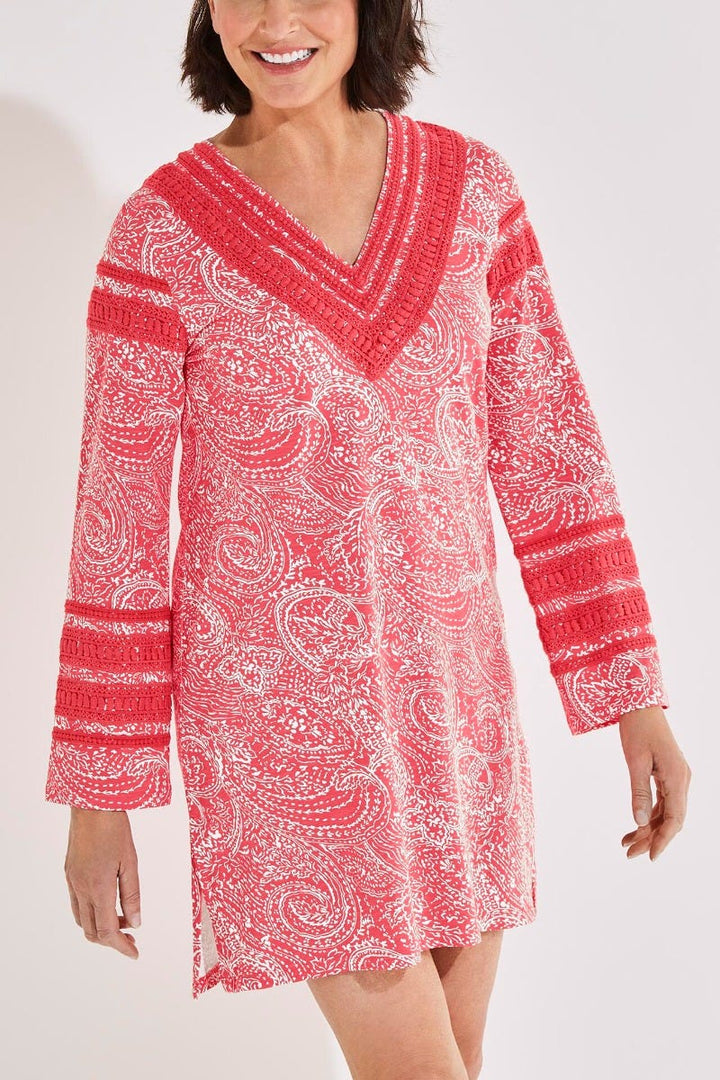 Color_Radiant Coral Delicate Paisley