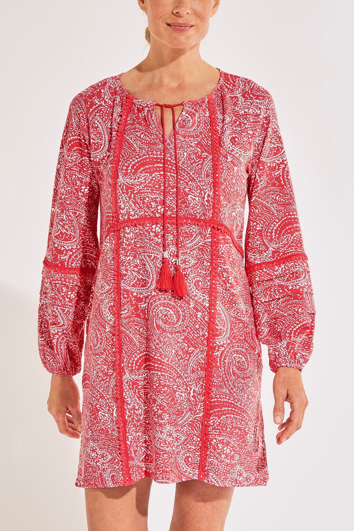 Color_Radiant Coral Delicate Paisley