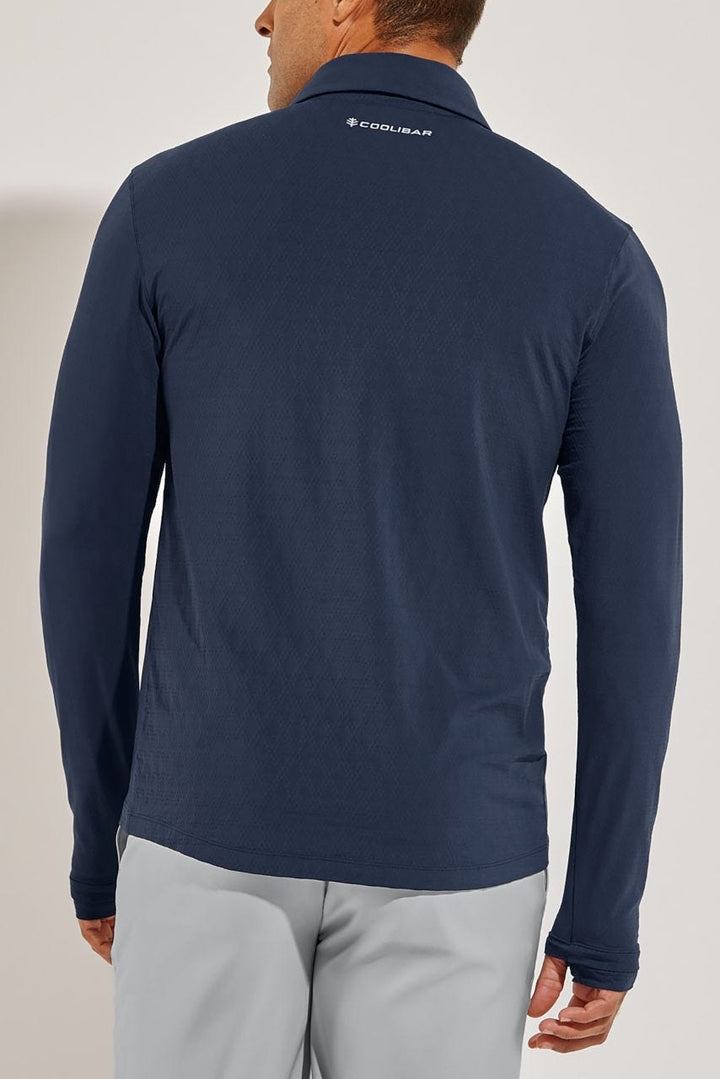 Color_Navy Diamond Jacquard