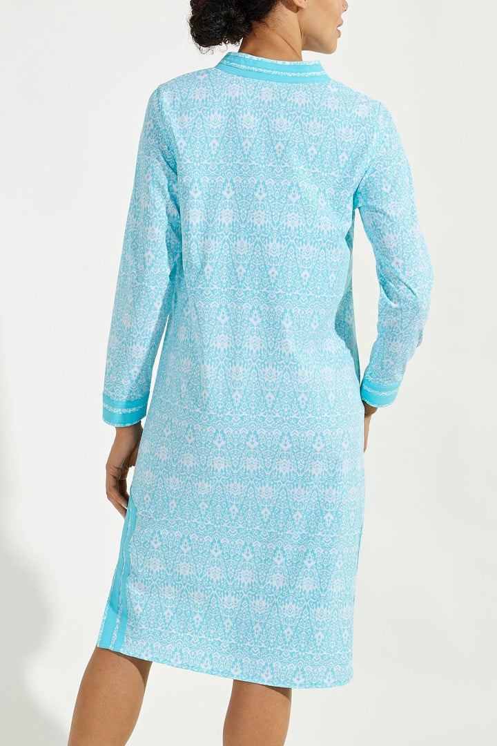 Color_Bay Aqua Coastal Ikat