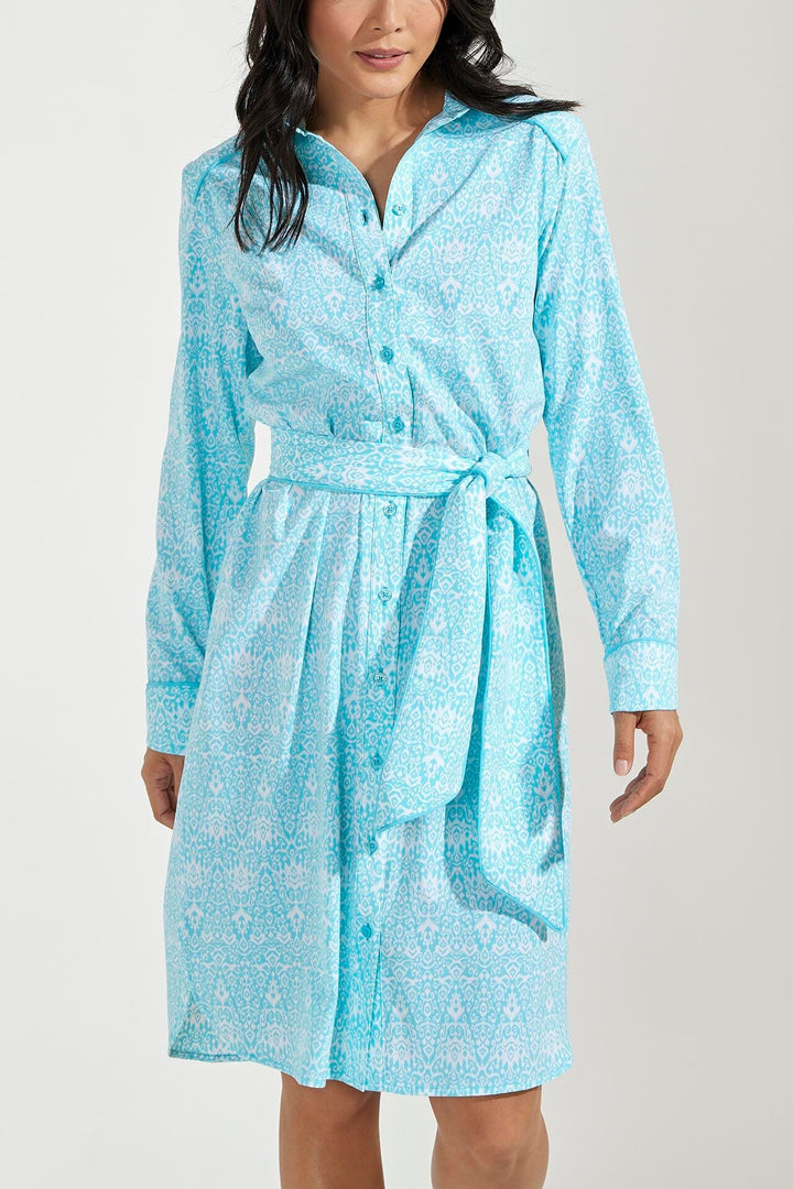 Color_Bay Aqua Coastal Ikat