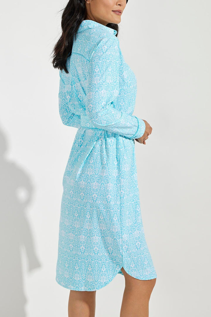 Color_Bay Aqua Coastal Ikat