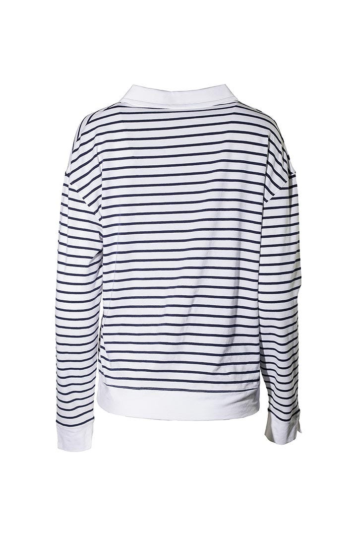 Color_White/Navy Stripe
