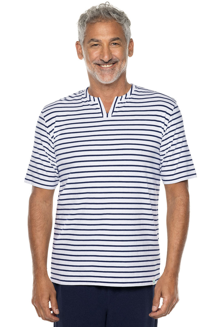 Color_White/Navy Stripe